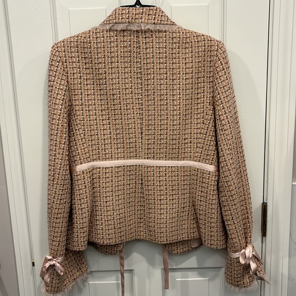 Mint condition tweed blazer by Laundry by Shelli Segal - gorgeous for work/play - Picture 4 of 5